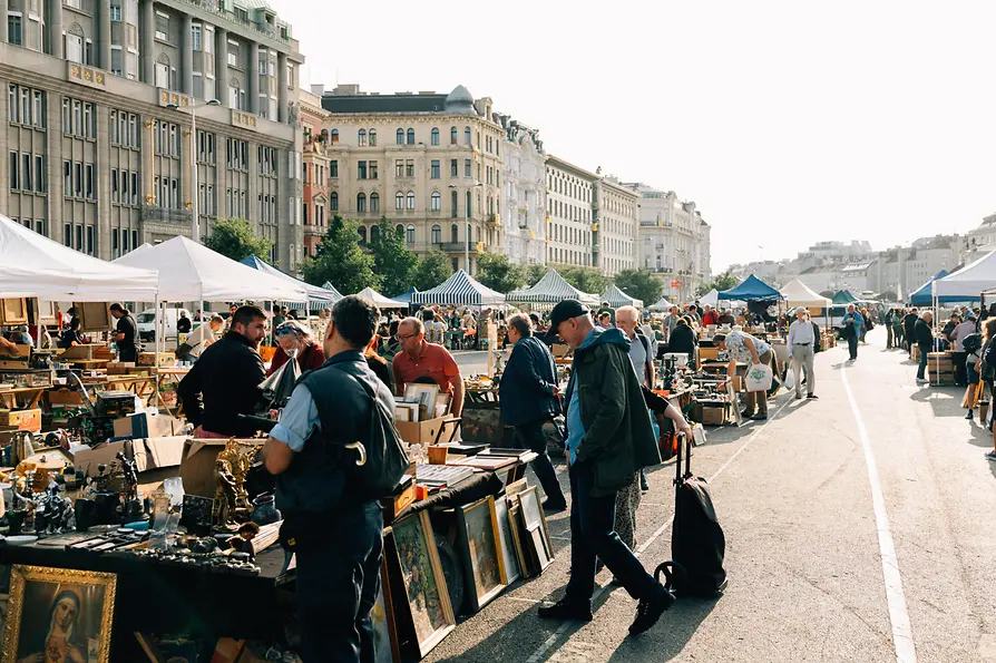 Naschmarkt - Viyana'nın ünlü pazarı